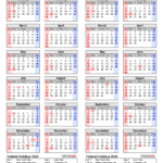 2024 And 2023 Calendar With Holidays Printable