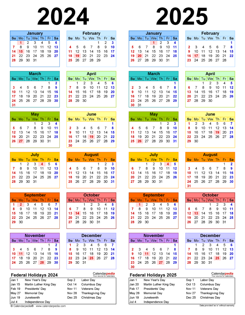 Yale Calendar 2024-25