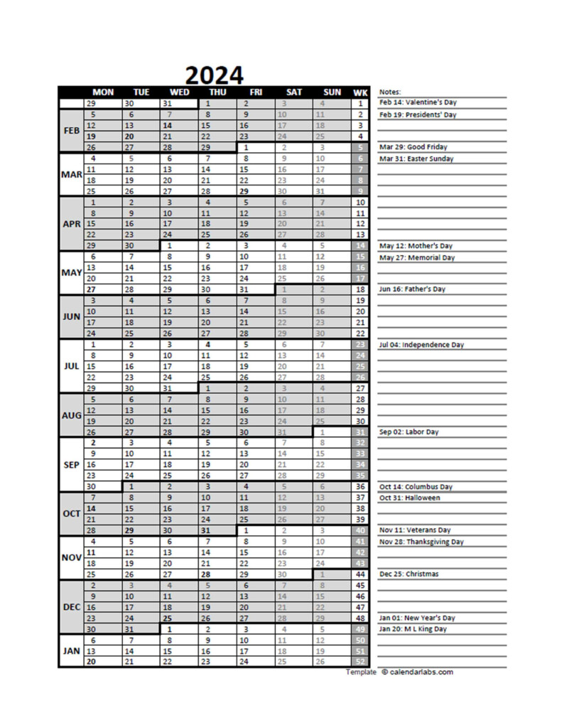 Accounting Calendar 2024