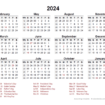 Accounting Calendar 2024