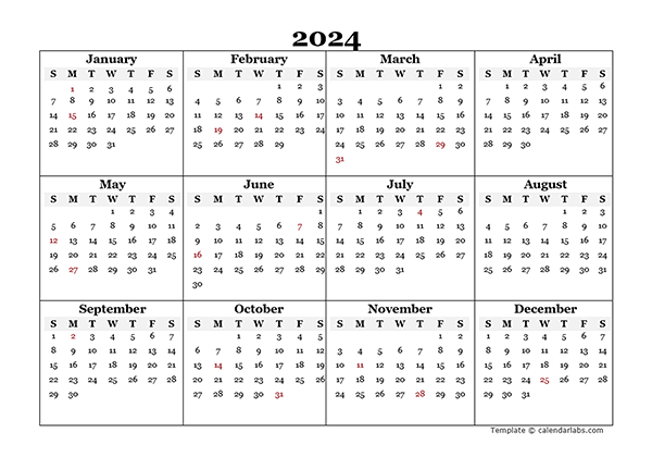 Www.blank-calendar.com 2024