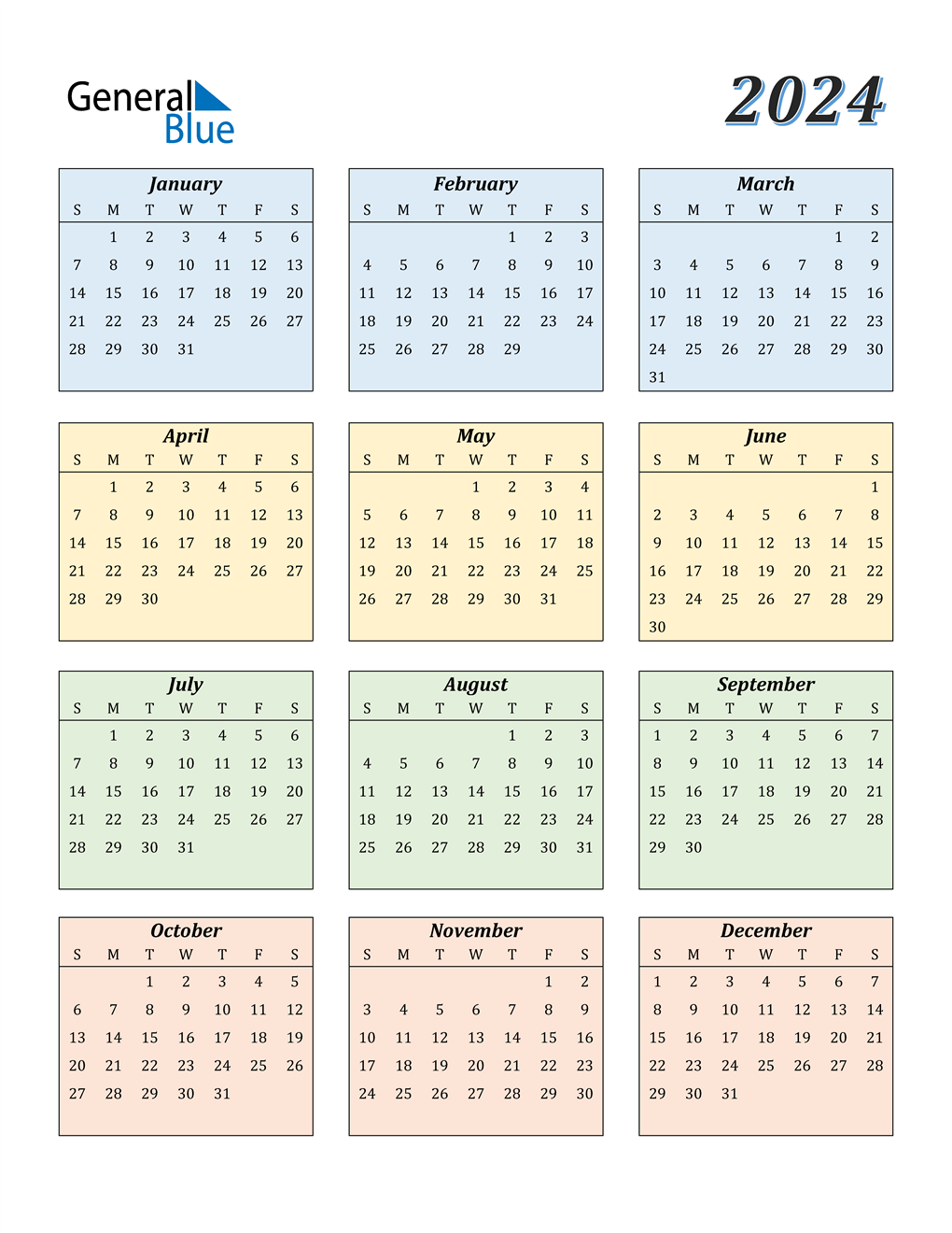 Printable Calendar 2024 Word 2024 Calendar Printable