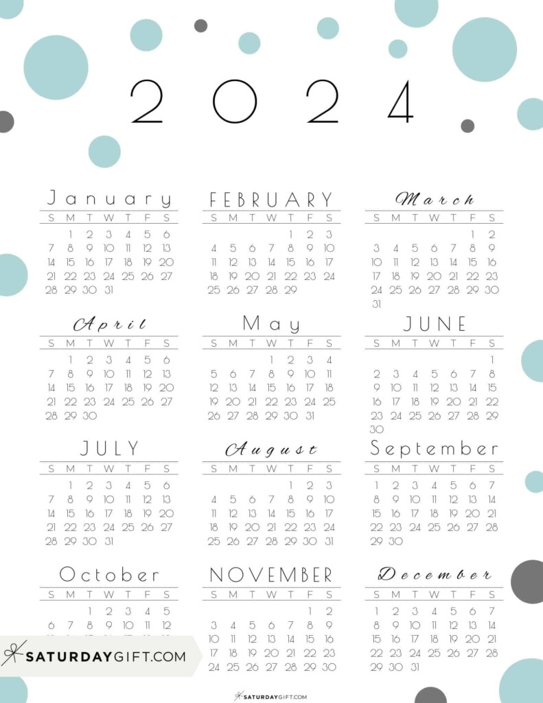 Cute 2024 Calendar