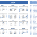 Free 2024 Year Calendar