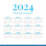Weeks Calendar 2024