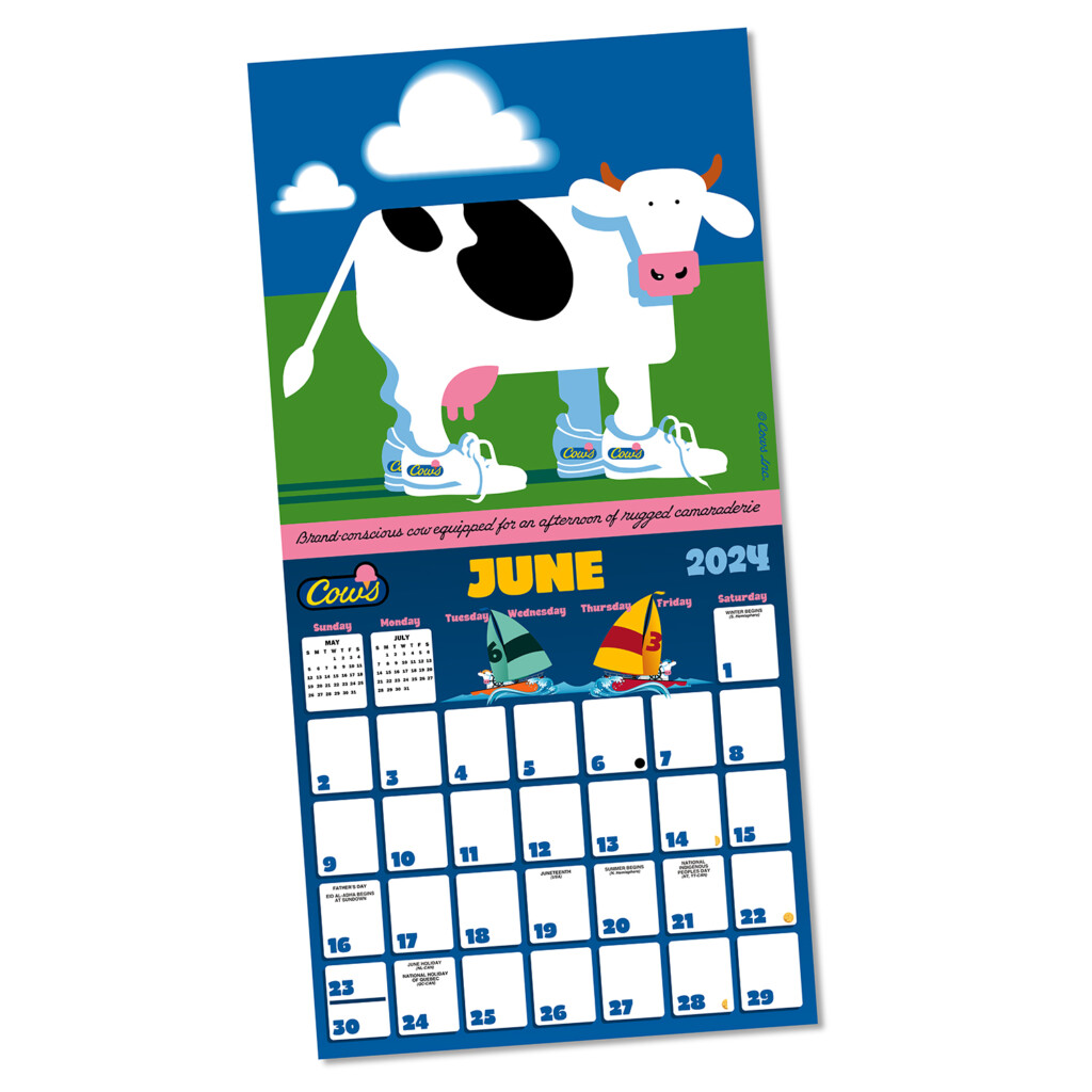 Cows Calendar 2024