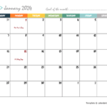 Large Wall Calendar 2024