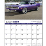 Muscle Car Calendar 2024