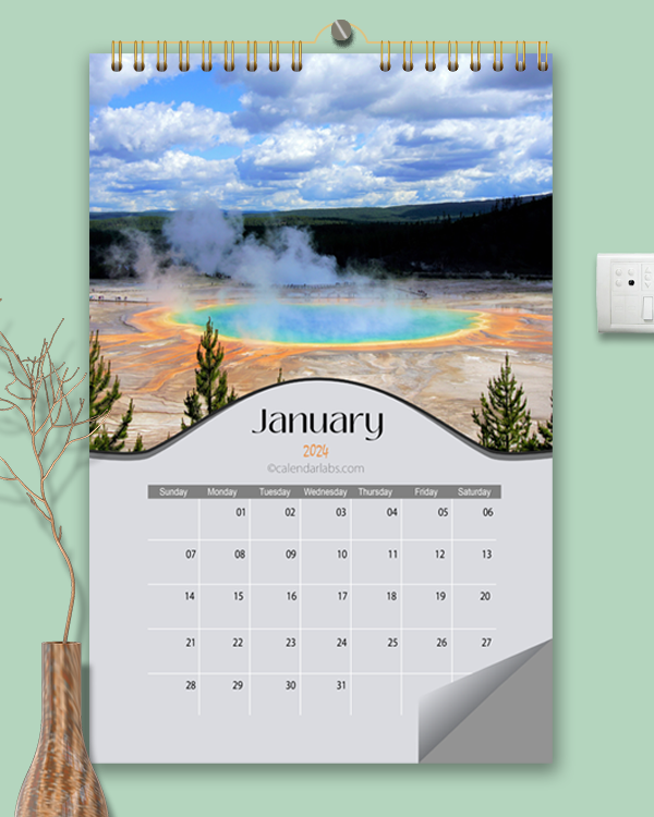 National Park Calendar 2024