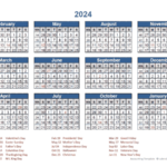 Retail Calendar 2024