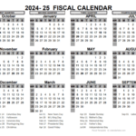 2024 Fiscal Calendar