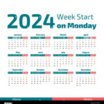 2024 Calendar Monday Start