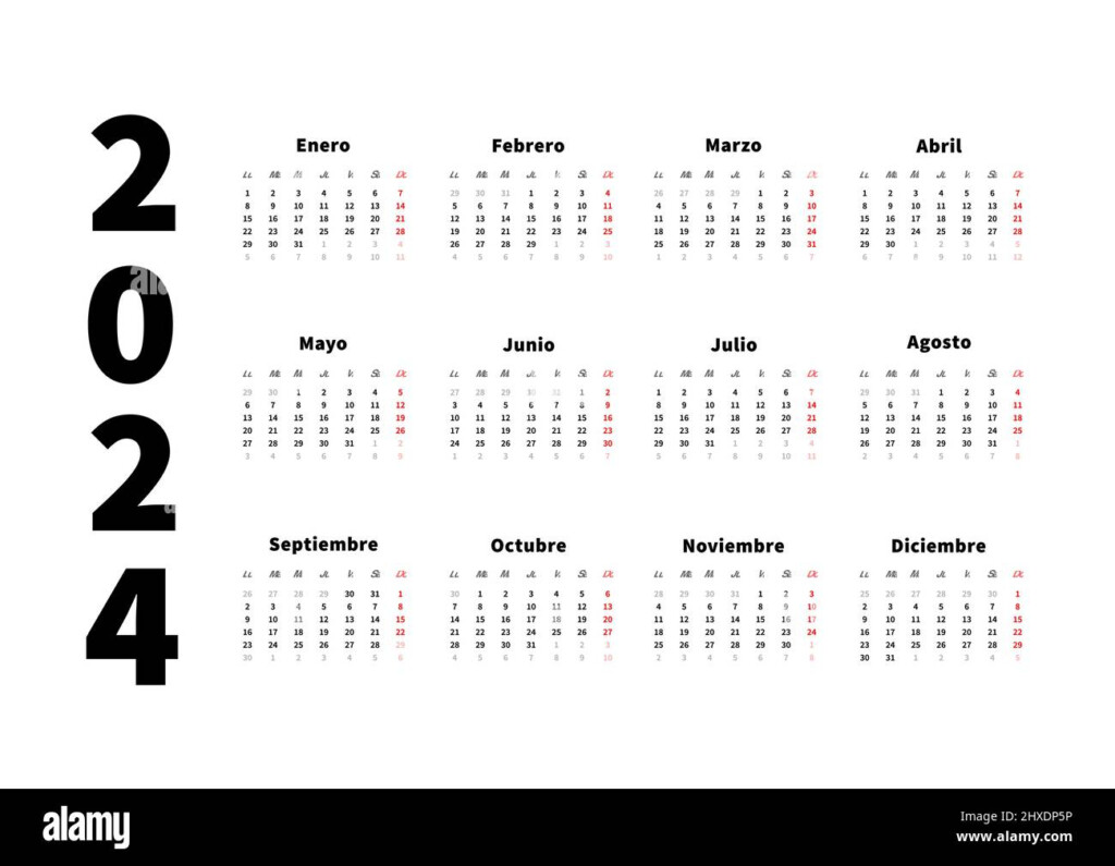 Spanish Calendar 2024