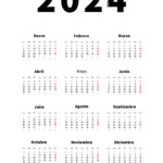 Spanish Calendar 2024