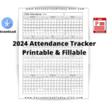 2024 Attendance Calendar