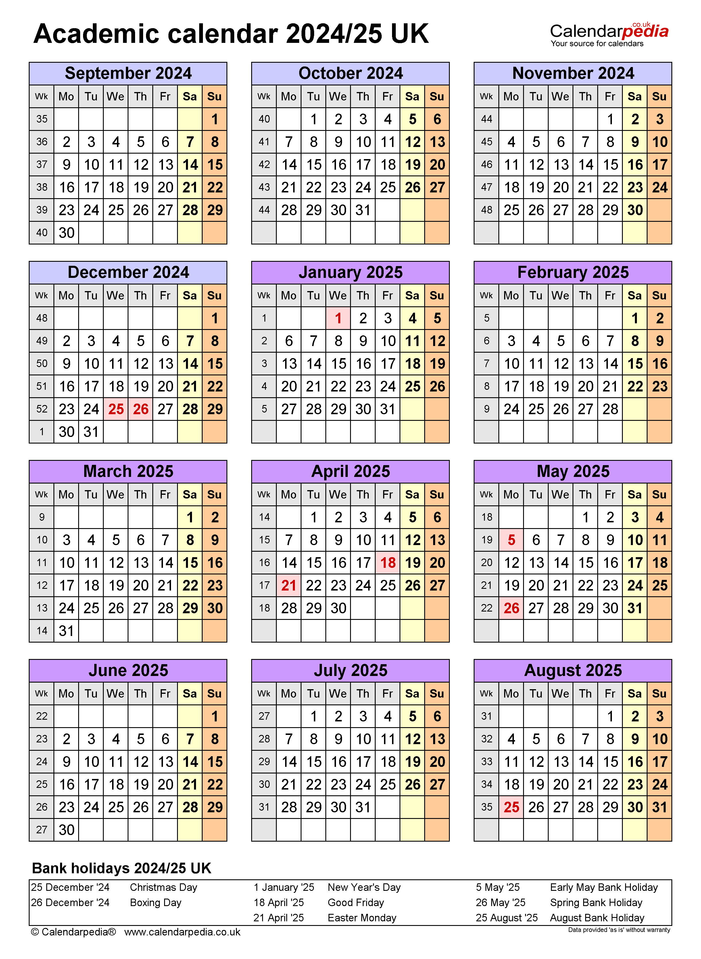 Unc Academic Calendar 2024 2024 Calendar Printable