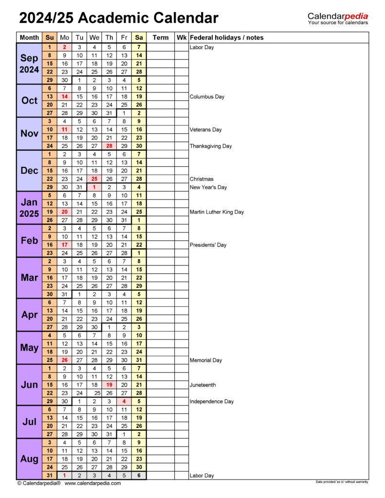 Usd Academic Calendar 2024-25