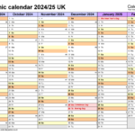 Butler Academic Calendar 2024-25