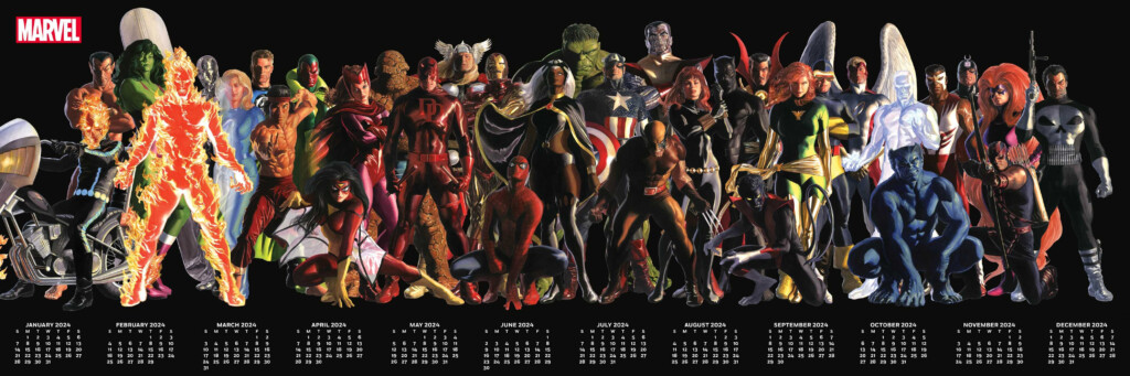 Marvel Calendar 2024