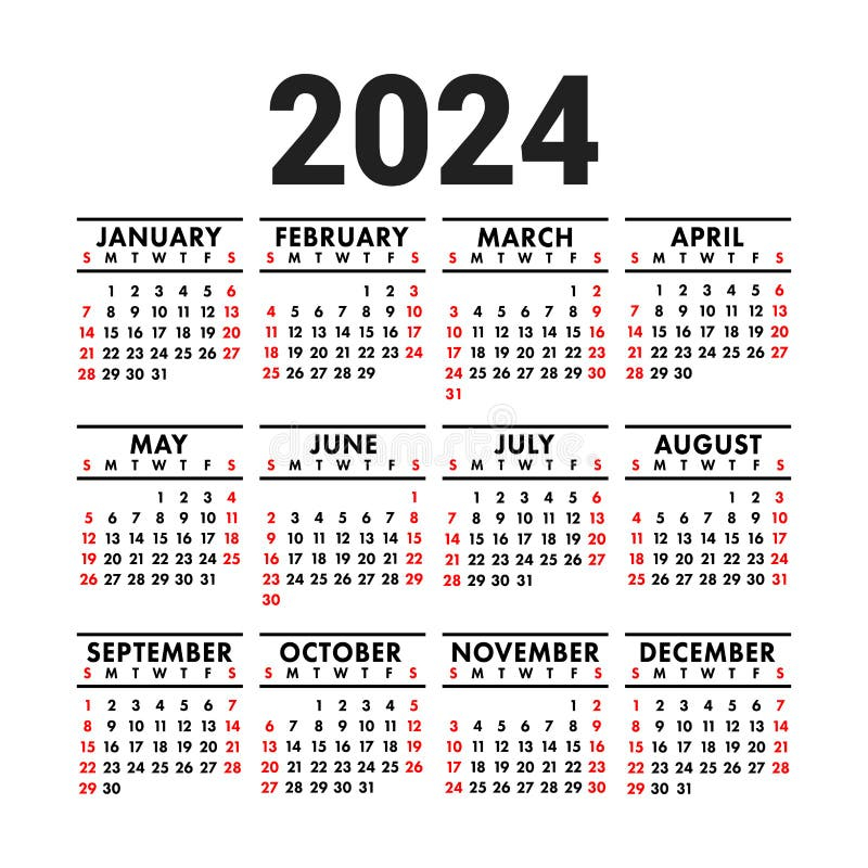 2024 Wall Calender