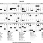 Daylight Calendar 2024