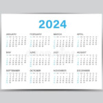 12 Mo Calendar 2024