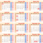 2024 Excel Calendar With Holidays