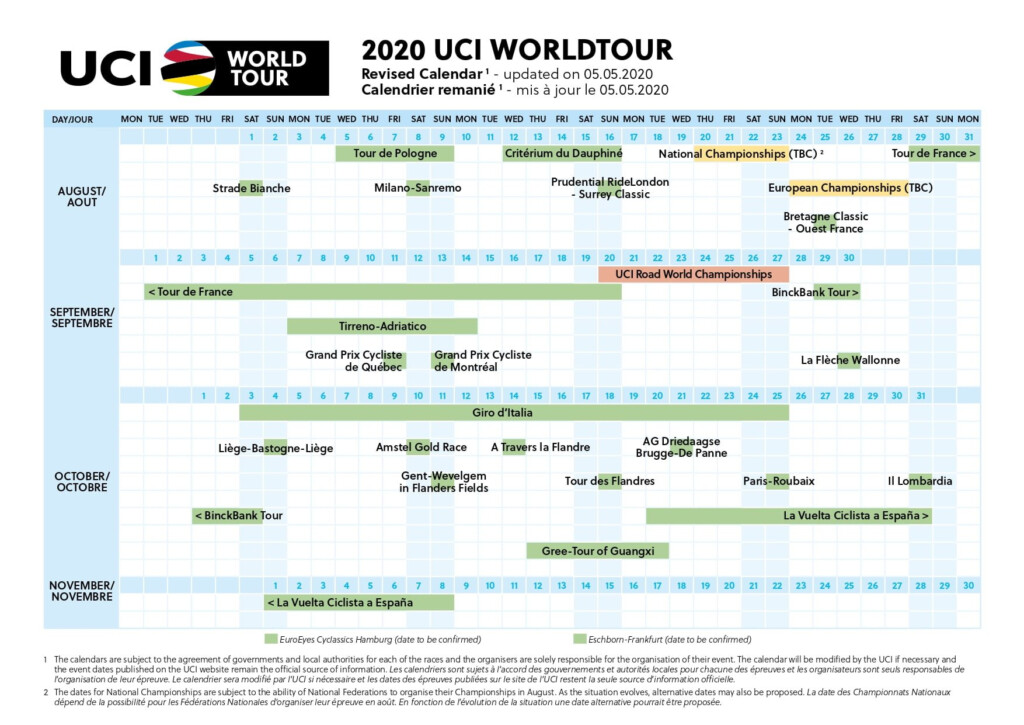 Uci Calendar 2024-25