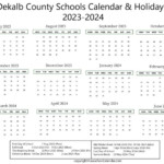 Dekalb County School Calendar 2024-25