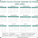 Dekalb County School Calendar 2024-25