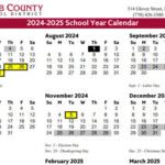 Cobb County School Calendar 2024-25