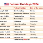 2024 Us Holiday Calendar
