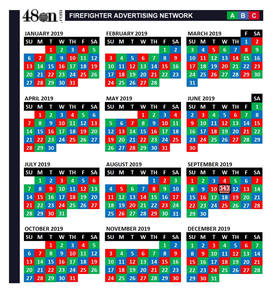 24/48 Shift Calendar 2024