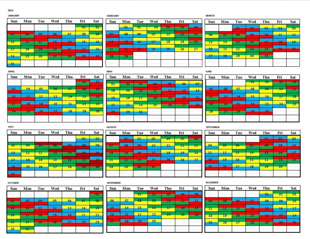 24/48 Shift Calendar 2024