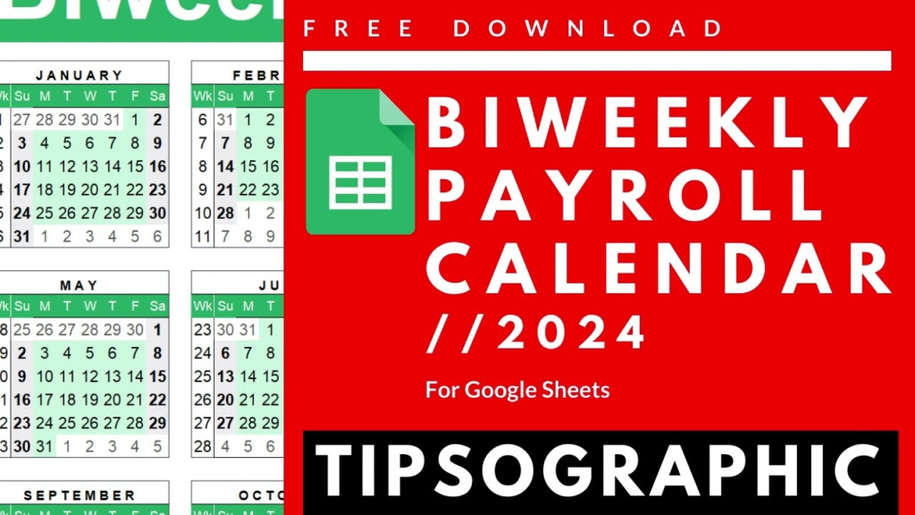 Bi Weekly Calendar 2024