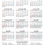 2021 -2024 Academic Calendar