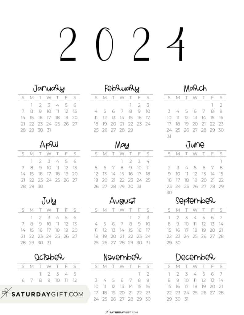 Summer 2024 Calendar Free Printable