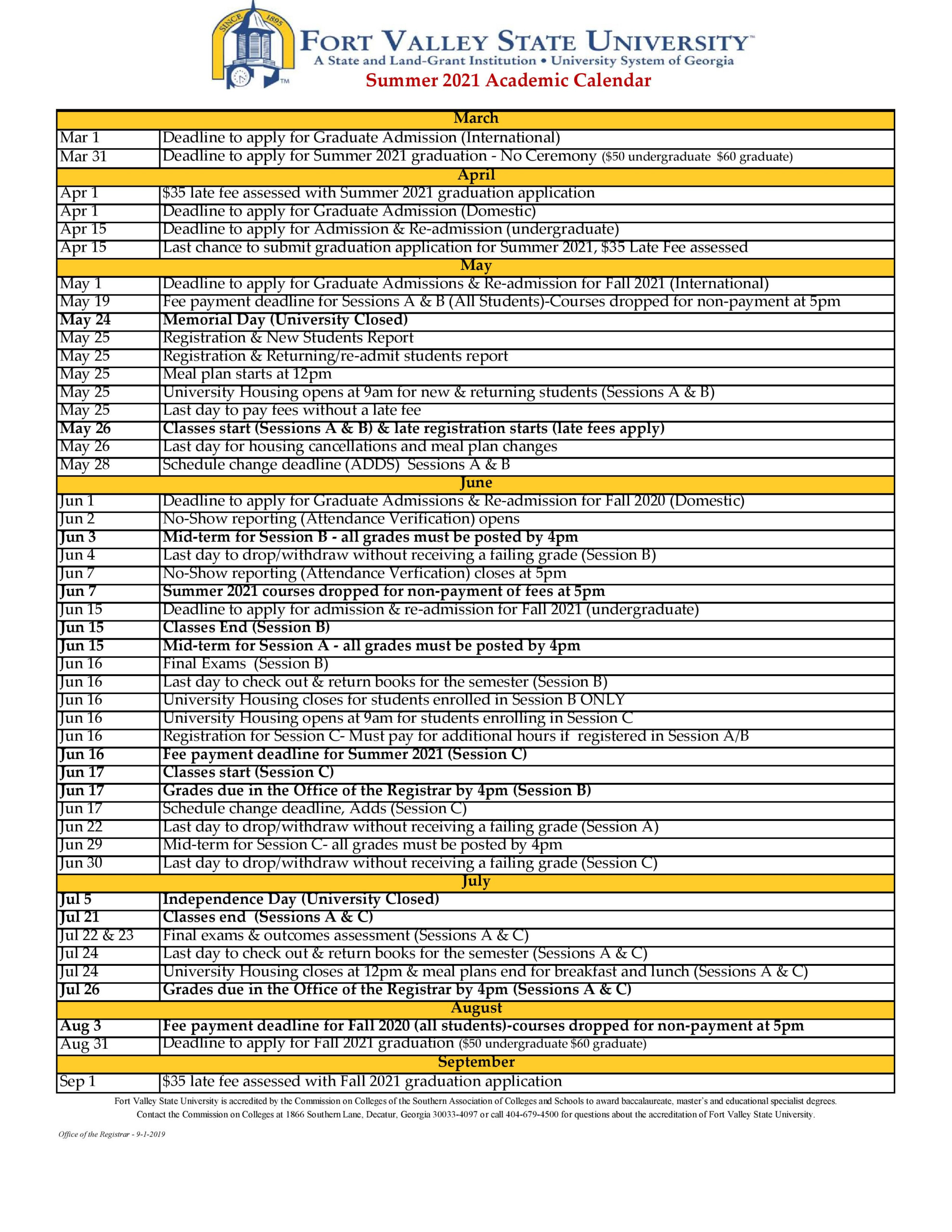 State University Holiday Schedule Printable Calendar 2022 2023