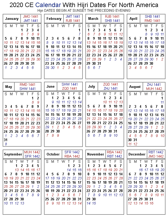 Hijri Calendar 2024 - 2024 Calendar Printable