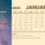 January Calendar 2024 With Holidays