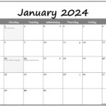 Moon Phase Calendar January 2024