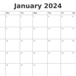 December 2021 January 2024 Calendar