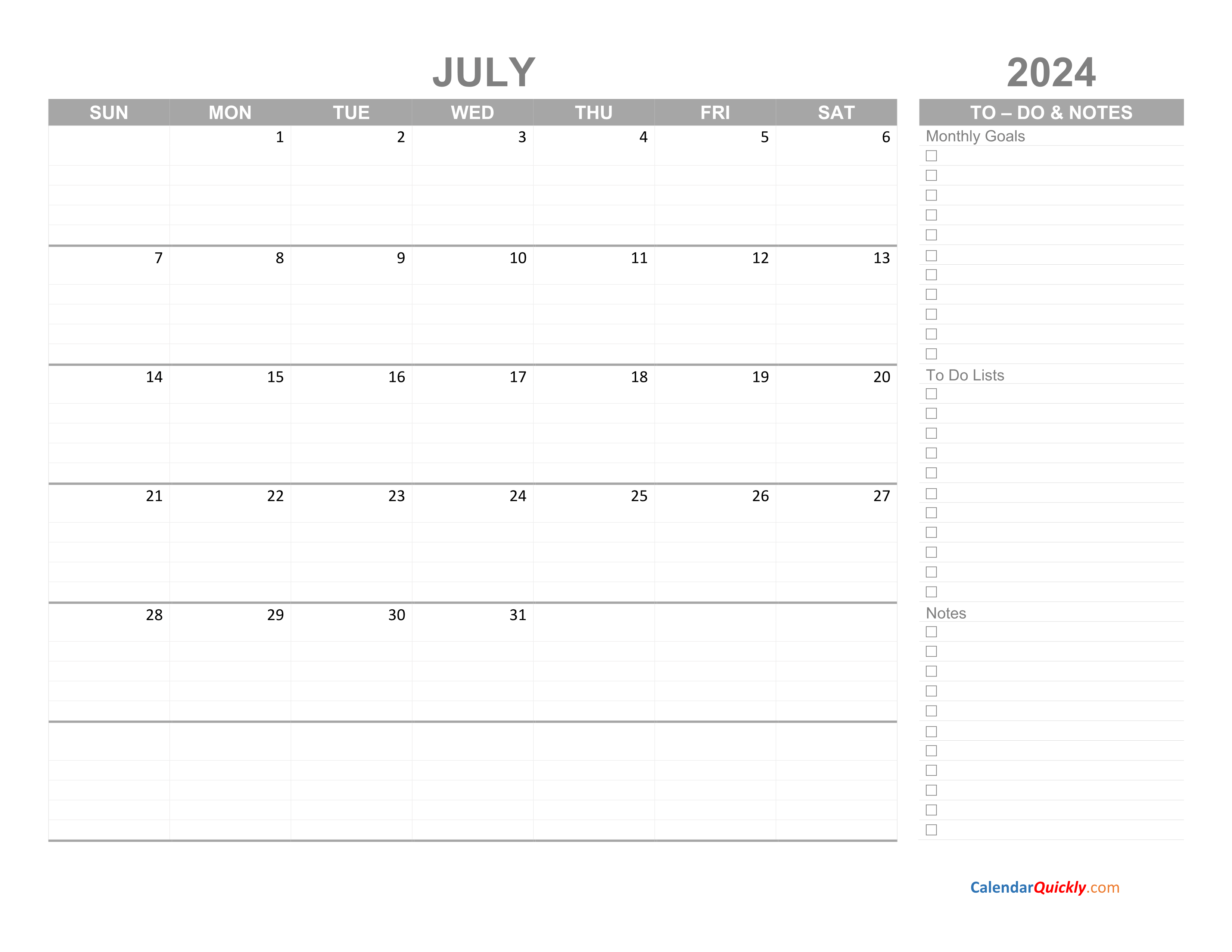 2024 Workout Calendar 2024 Calendar Printable