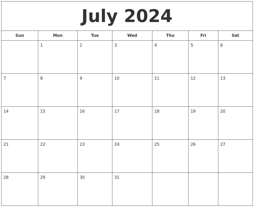 May June July Calendar 2024