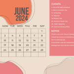 Calendar June 2024 With Holidays