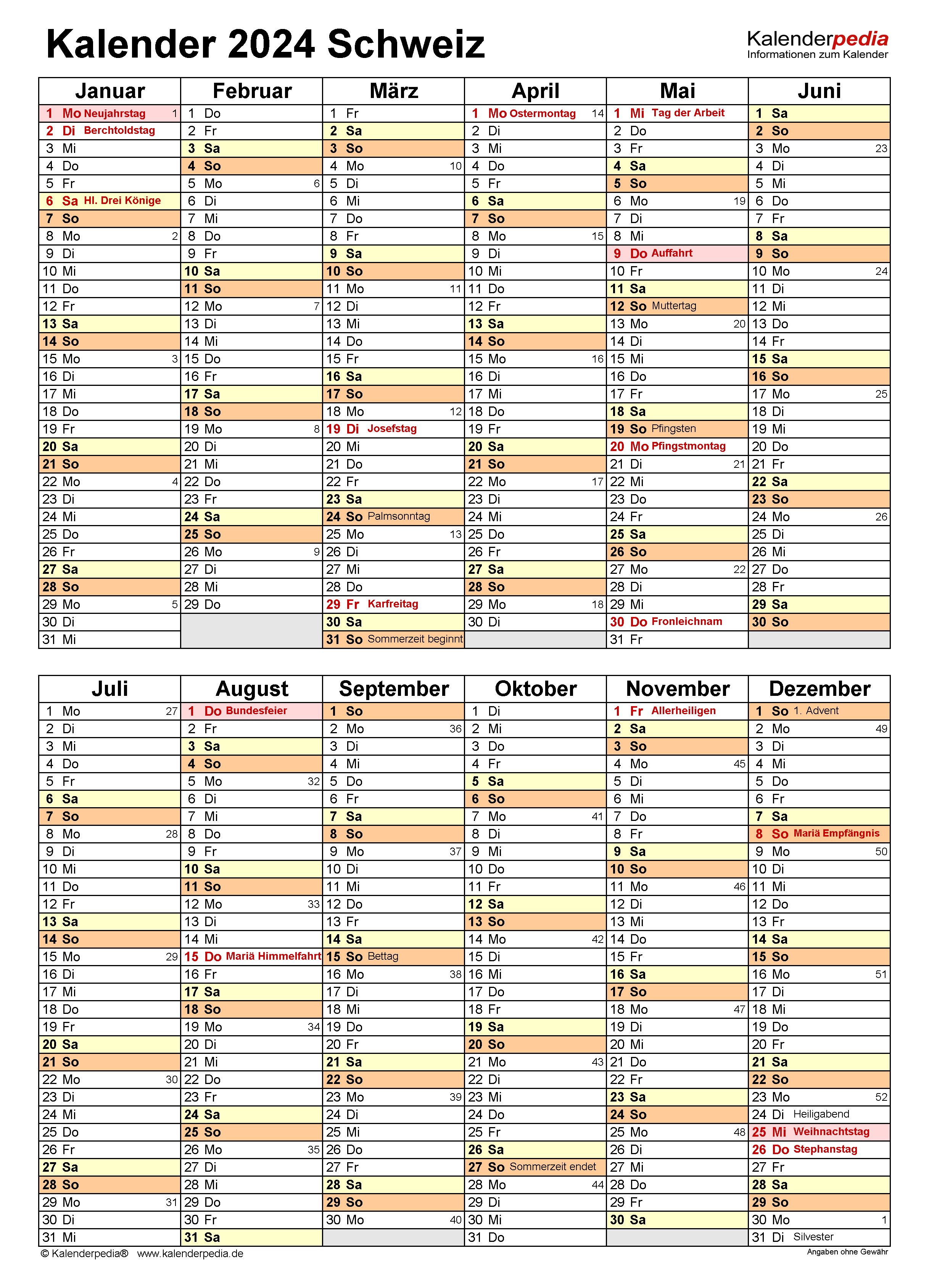 2024 Calendar In Excel 2024 Calendar Printable