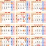 Weather Calendar 2024