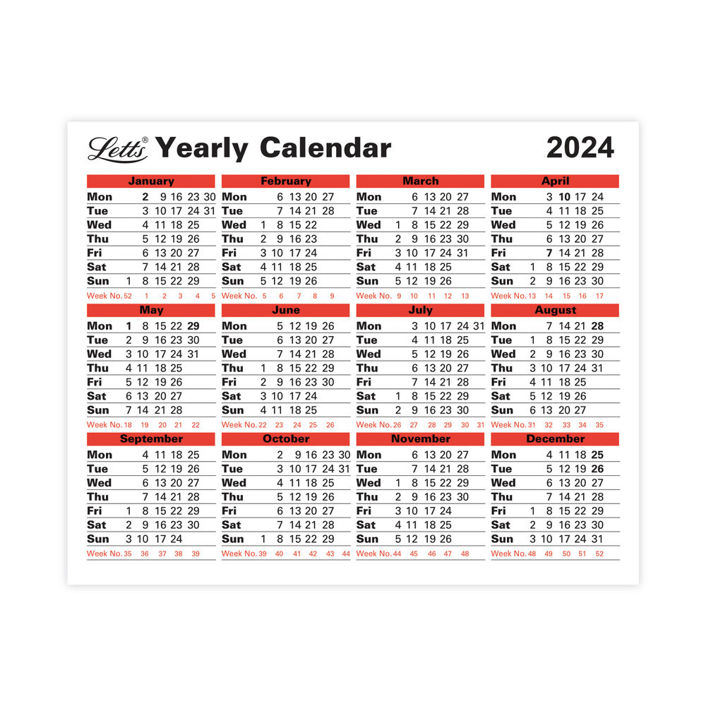 Calendar Refills 2024