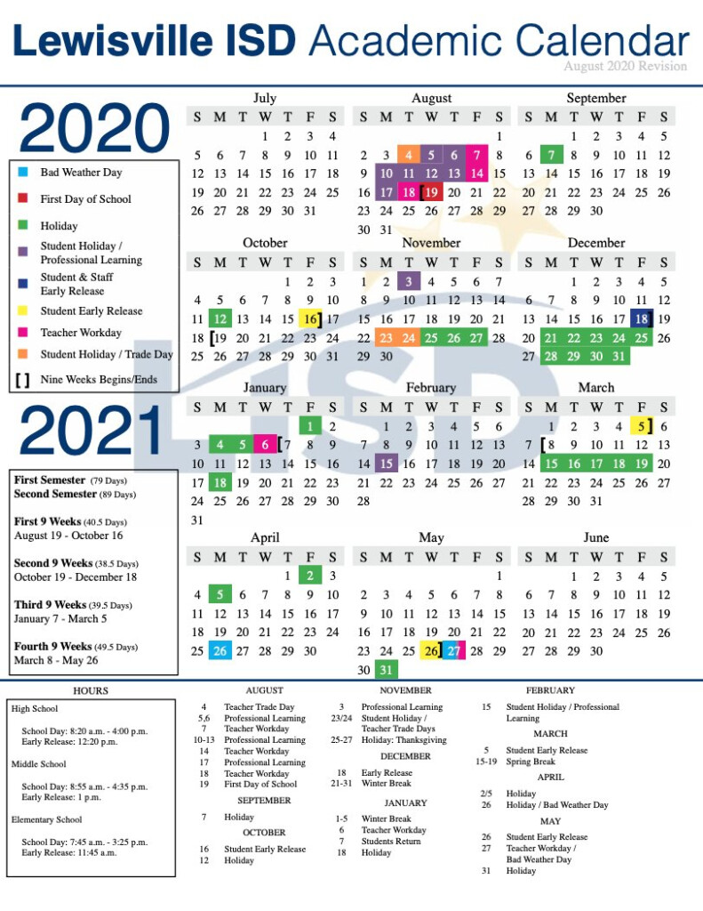 Lewisville Isd Calendar 2024-25