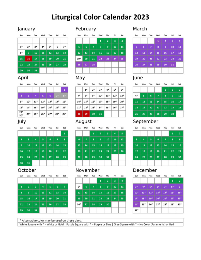 Umc Liturgical Calendar 2024 Pdf